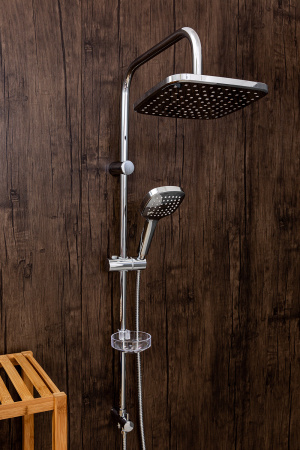 Душевая стойка Orange Thermo T19-944cr настенная цвет хром с термостатом