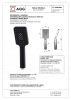 Душевая лейка AQG 10NIC0500 цвет черный