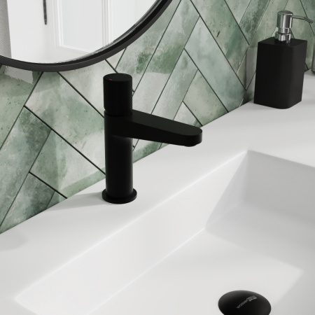 Смеситель WasserKRAFT Fulda 5200 5203 на раковину черный