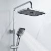 Душевая стойка Raffine F3696 настенная цвет хром