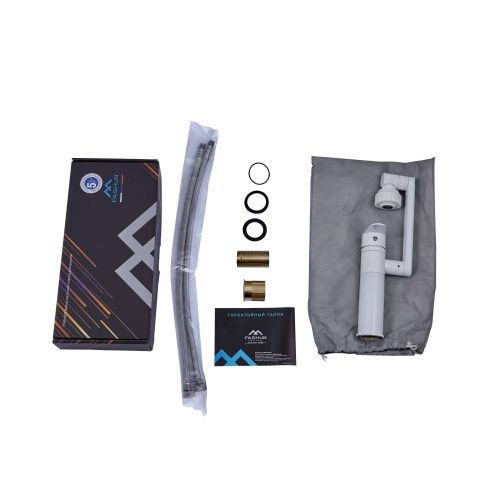 Смеситель для кухни Fashun A4017-8 на мойку белый - фото 4