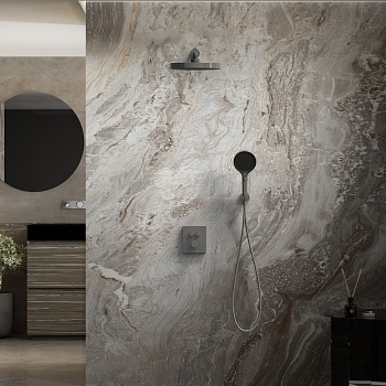 Душевая система Vincea VSFW-3I21T2GM встраиваемая в стену с термостатом