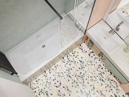 Ванна акриловая Santek Корсика 1WH111981 180х80 пристенная прямоугольная без каркаса