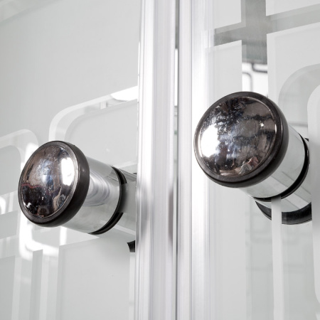 Душевая кабина AvaCan EM3011GM+EL 110х110 четверть круга с крышей ориентация универсальная