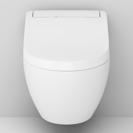 Унитаз подвесной Am.Pm Awe C111739SC белый с сиденьем микролифт душевой смыв