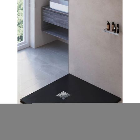 Душевой поддон из искусственного камня RGW Stone Tray 16152100-02 100х100 серый без ножек