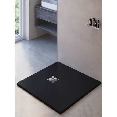 Душевой поддон RGW Stone Tray 16152099-02 90x90  искусственный камень серый - фото 4