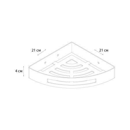 Полка в ванную комнату Fixsen Hotel FX-31003K