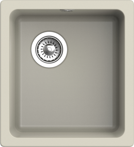 Кухонная мойка Rivelato BERKANA BK-35 topazio 42х46 цвет бежевый - фото 2
