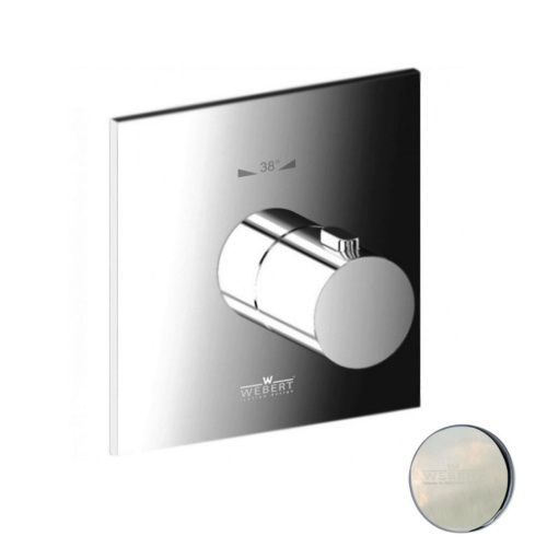 Смеситель для ванны и душа Webert Elio EL972101345 настенный никель с термостатом - фото 2