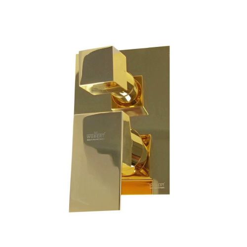 Смеситель для ванны и душа Webert Pegaso PE880601010 встраиваемый в стену золото - фото 2