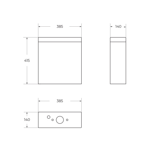 Бачок для унитаза BelBagno Amanda BB051T - фото 2