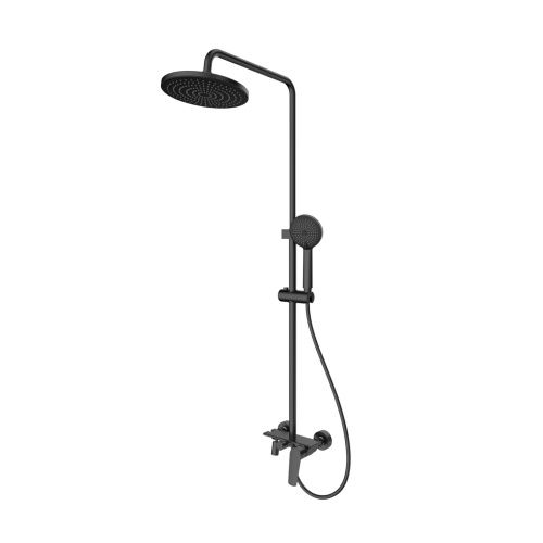 Душевая стойка Splenka S53.24.06 настенная цвет черный - фото 2