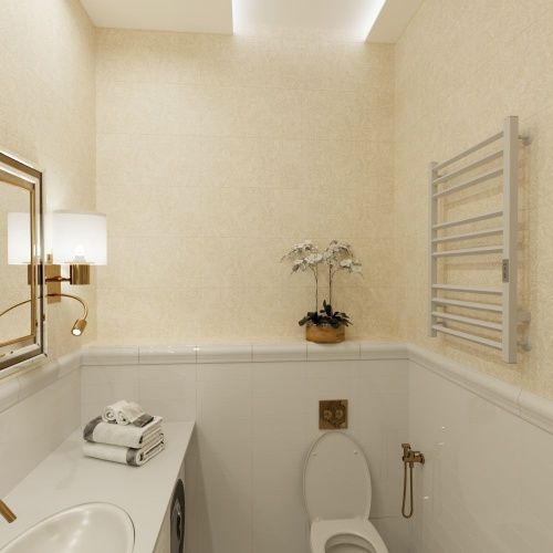 Полотенцесушитель Altasan АрмадаПроф АрмадаПрофР8050БМ подвесной 53х81 электрический белый матовый - фото 4