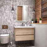 Тумба под раковину Art&Max FAMILY Family-900-2C-SO-PB 90х50 подвесная цвет бежевый