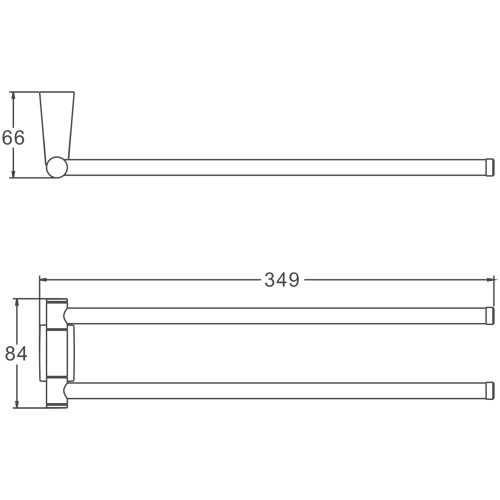 Полотенцедержатель BELZ B91312 - фото 2