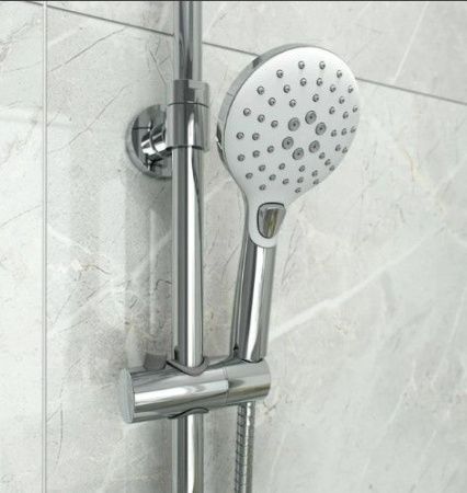 Душевая стойка Iddis Ray RAYSW3Fi76 настенная цвет белый