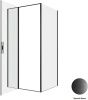 Душевой уголок Allen Brau Priority 3.31030.BBA + 3.31045.BBA 100х90 стекло прозрачное профиль черный без поддона