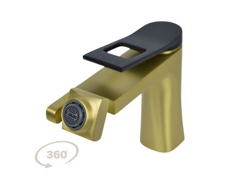 Смеситель Bronze de Luxe Element EL02XGB на раковину золото