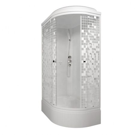 Душевая кабина Тритон Коралл Щ0000061819 120х80 асимметричная с крышей ориентация левая
