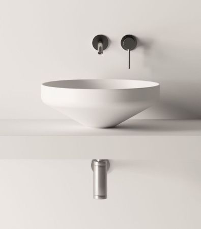 Раковина керамическая Alice Equilibrium 35100101 40х40 накладная цвет белый