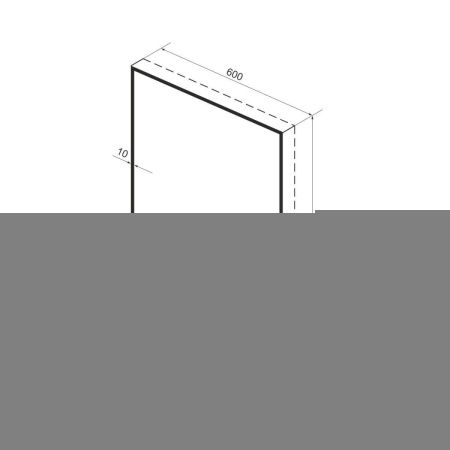 Зеркало с подсветкой Wellsee 7 Rays' Spectrum 172200960 60х80 подвесное