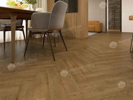 Кварцвиниловая плитка Alpine Floor Parquet LVT ECO 16-32 Дуб Селена Дуб Селена толщина 0.25 см 43 класс 590х118