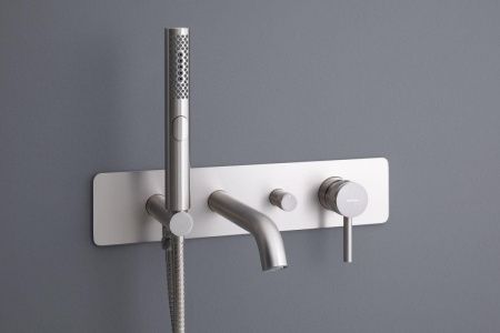 Смеситель для ванны с душем Allen Brau Priority 5.31006-BN встраиваемый в стену никель