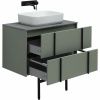 Тумба под раковину Allen Brau Reality 1.32005.CGM 80х50 подвесная цвет зеленый