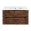 Тумба под раковину Vincea Mia VMC-2MC900RW 90х50 подвесная цвет коричневый