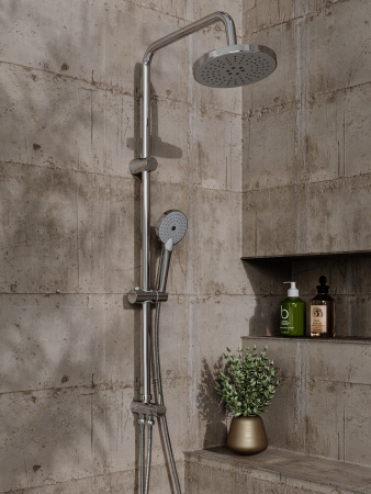 Душевая стойка Orange O-Shower OW02 настенная цвет хром Душевая стойка Orange O-Shower OW02 настенная цвет хром