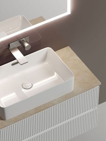 Тумба под раковину Sancos SNOB T SNT100W 100х40 подвесная цвет белый