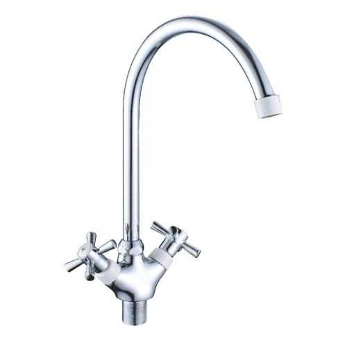 Смеситель для кухни Cron CN46142-8 на мойку белый - фото 2