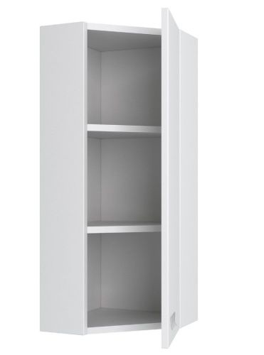 Шкаф Runo КРЕДО 00000000010 30х80 подвесной цвет белый - фото 2