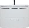 Тумба с раковиной De Aqua Лонг 00167099 90х40 подвесная цвет белый