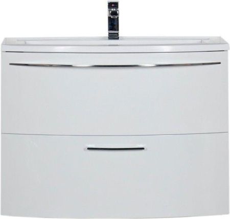 Тумба с раковиной De Aqua Лонг 00167099 90х40 подвесная цвет белый