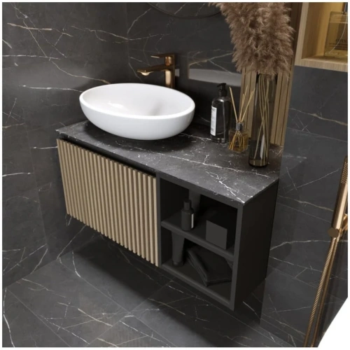 Тумба под раковину 1MarKa Rail Ц0000024982 90х45х40 - фото 3