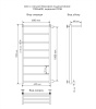 Полотенцесушитель Indigo Line LLSHSW110-60R-б/п-100 68х110 водяной хром