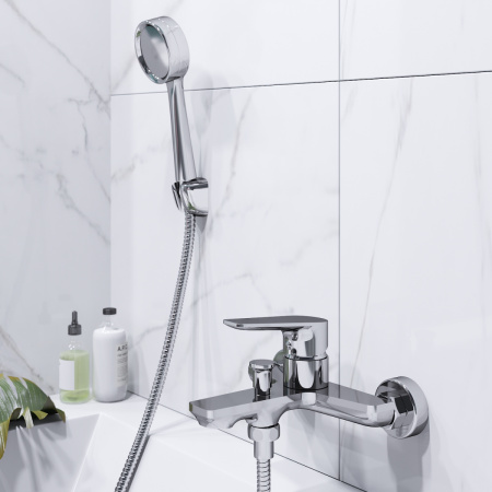 Смеситель для ванны Tokito TOYAMA TOK-TOY-1014 настенный хром