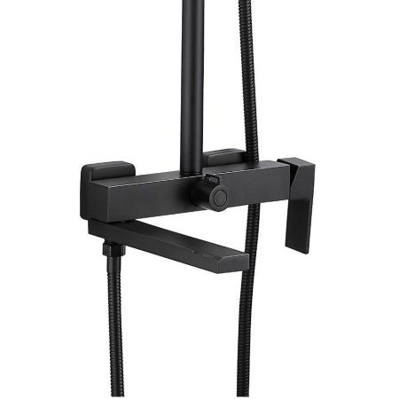 Душевая стойка Belz B613 B24613-7 настенная цвет черный