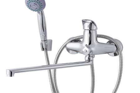 Cмеситель для ванны и душа TSARSBERG TSB-950-1109 настенный хром