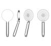 Душевая лейка Bravat P70306CP-WM-ENG цвет хром