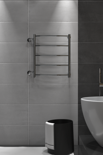 Полотенцесушитель Indigo Arc LASW60-60-б/п-50 68х60 водяной хром - фото 4