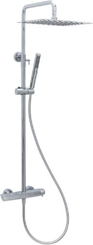 Душевая стойка Allen Brau Infinity 5.21032-00 настенная цвет хром с термостатом