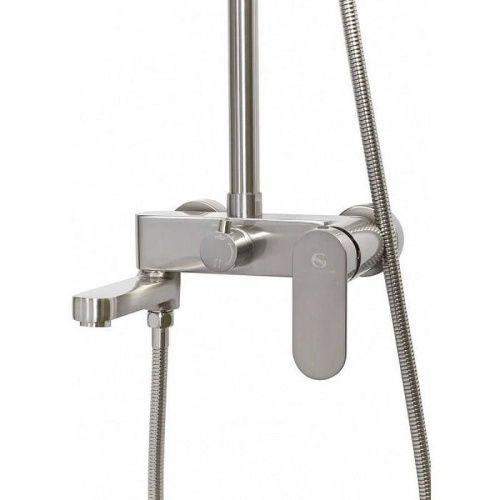 Душевая стойка Grocenberg GB7011NK настенная цвет никель - фото 3