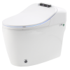 Электронный унитаз-биде напольный Timo TE-731 белый с сиденьем микролифт безободковый каскадный смыв