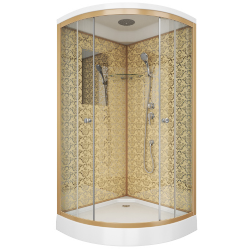 Душевая кабина Niagara Luxe 7702G 100х100 четверть круга