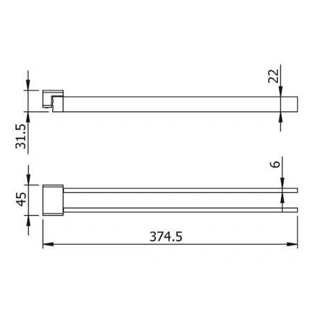 Полотенцедержатель Langberger VICO 11308A