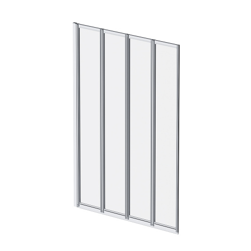 Душевая шторка на ванну Am.Pm Like W80BS-100-140CT 100х140 стекло прозрачное профиль хром глянцевый ориентация универсальная - фото 2 Душевая шторка на ванну Am.Pm Like W80BS-100-140CT 100х140 стекло прозрачное профиль хром глянцевый ориентация универсальная - фото 2