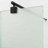 Душевая перегородка Wasserkraft Rur 30W 30W44MB-TXG 100х200 стекло текстурное профиль черный